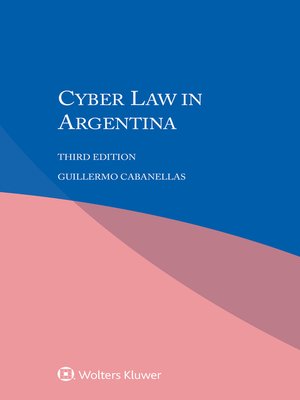 cover image of Cyber Law in Argentina
